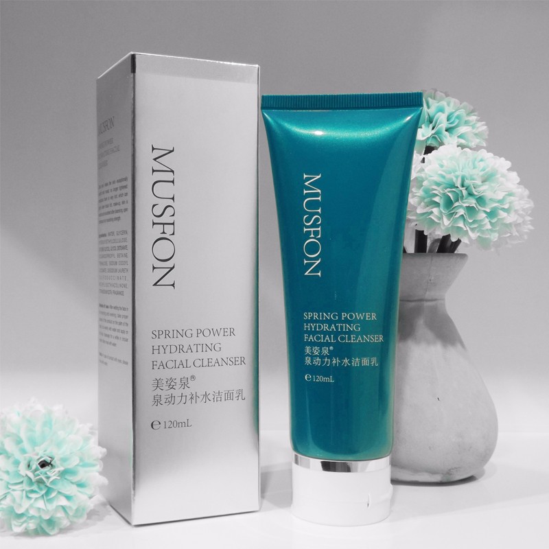 美姿泉泉?jiǎng)恿ρa(bǔ)水潔面乳批發(fā)，研美化妝品廠(chǎng)供應(yīng)